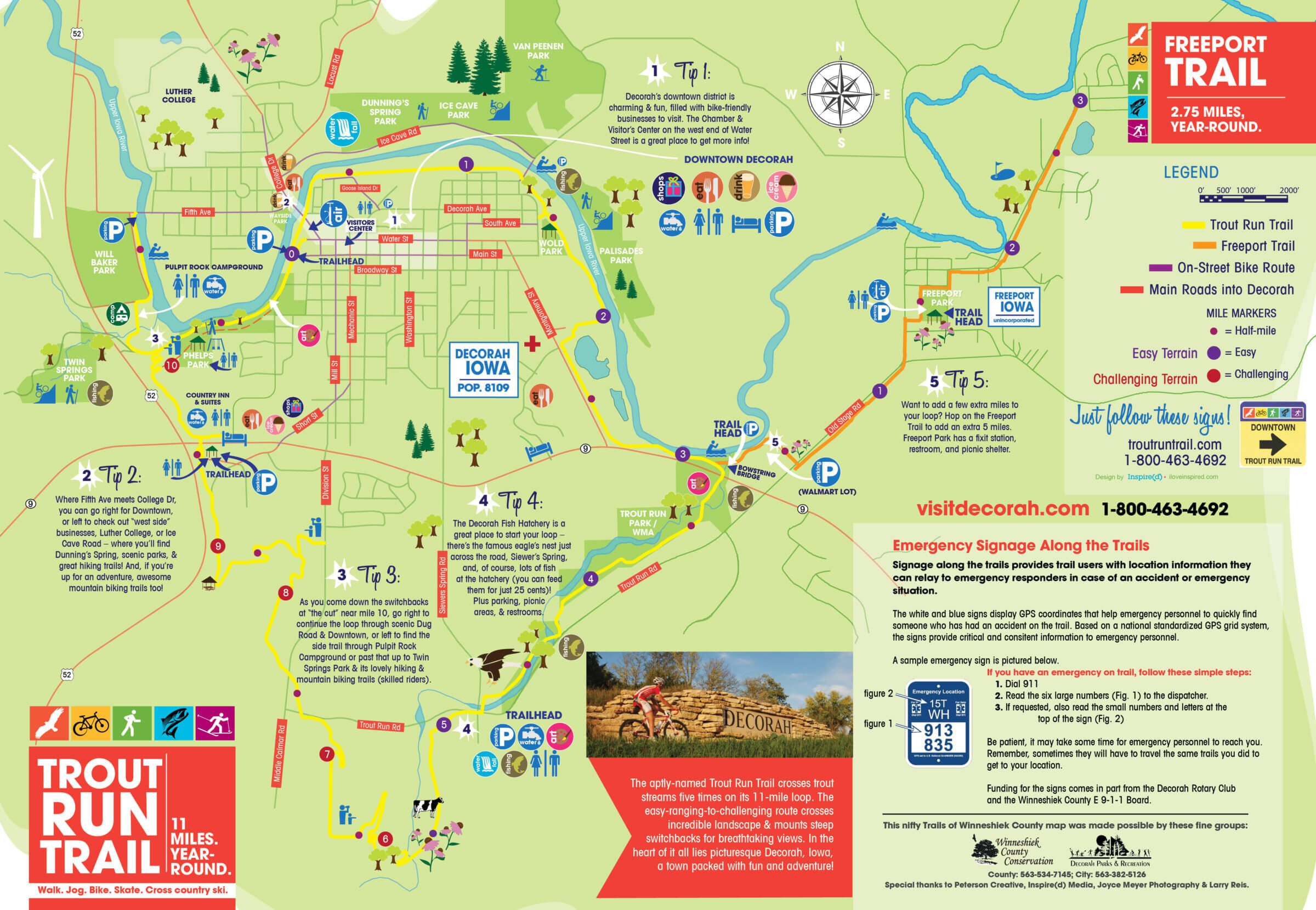 bike trail maps