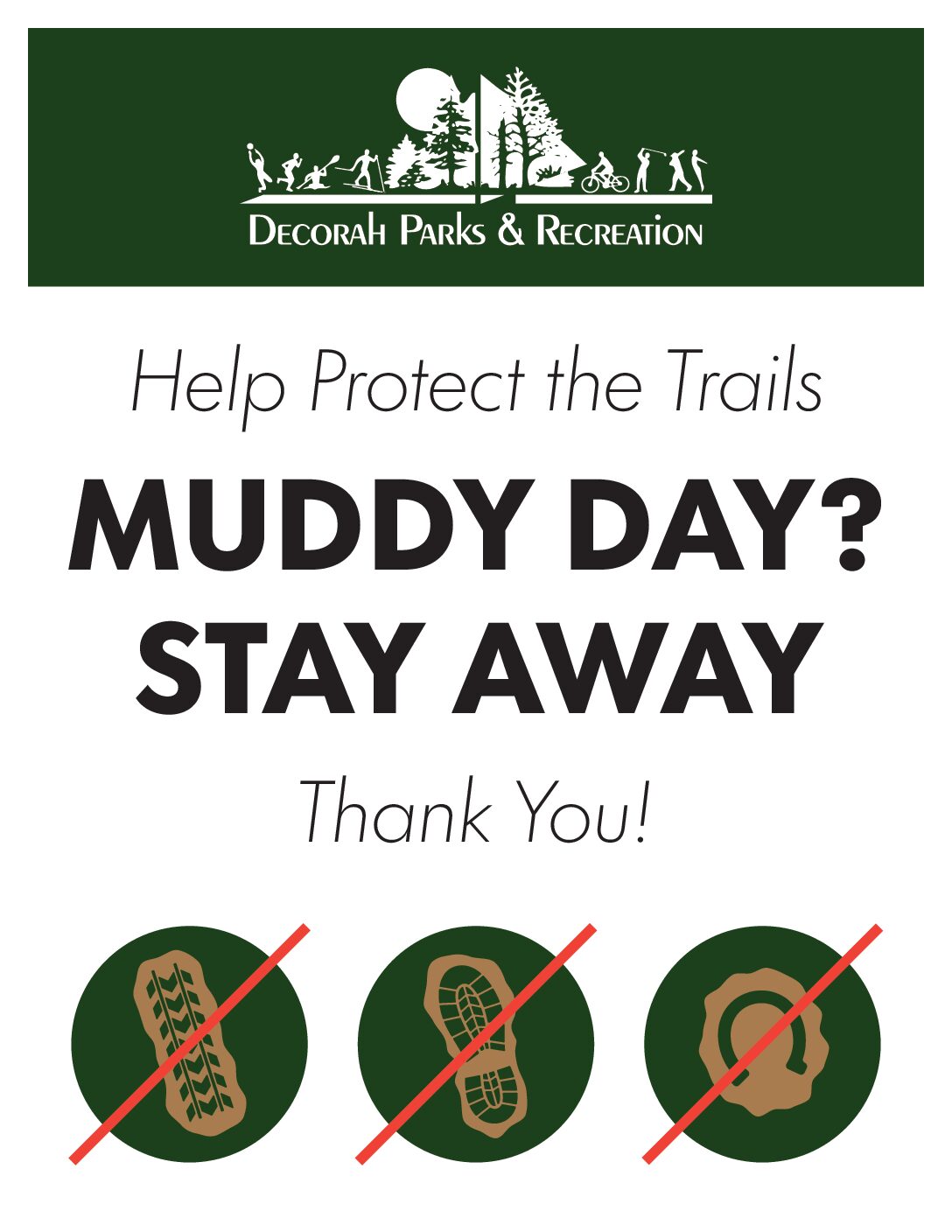 Spring Off Road Trail Etiquette & Information